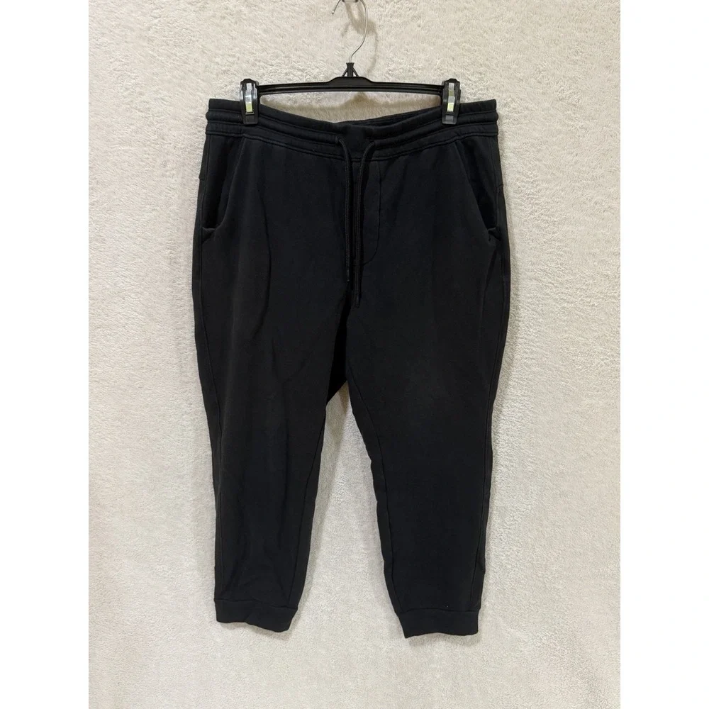 Public Rec Jogger Sweatpants Mens 34 x 28** Black Pull On Activewear Gym Workout